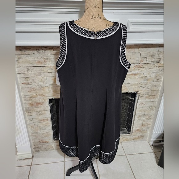 Catherines black and white sheath dress plus size 20W new!!! - Picture 4 of 6